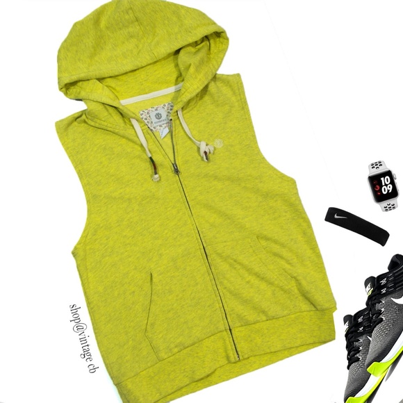 Element Tops - Element Soft Sleeveless Hooded Sweat Shirt Large